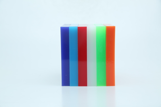 comprar PMMA fundido folha acrílica de cores diferentes plástico plexiglás barato para publicidade online manufacture