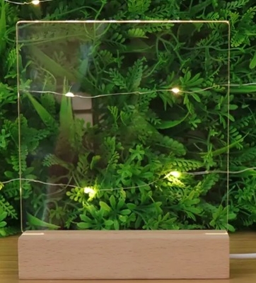 comprar Tabuleiro de mensagens de suporte acrílico LED apagável Decoração de sala multicolor online manufacture