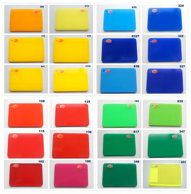 comprar Folha de acrílico de cor moldada personalizada para várias exigências do cliente Folhas de acrílico 4x6 online manufacture