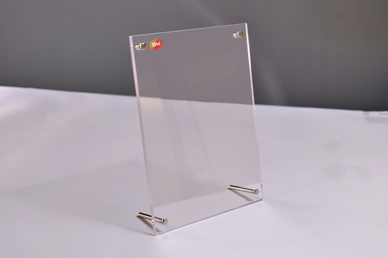 comprar Cadro de certificado acrílico transparente Portador de imagem clara Foto de exibição Sinais de mesa com suporte online manufacture