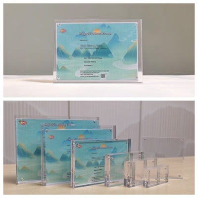 comprar 8x10 Plástico transparente 20mm espessura Foto Acrílico Quadro fotográfico magnético online manufacture