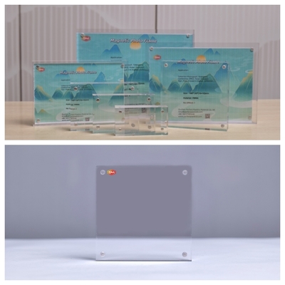 comprar Custom Clear 11x17 polegadas 20mm espessura Magnético Acrílico quadro fotográfico online manufacture