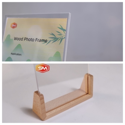 comprar Quadro fotográfico acrílico transparente com base de madeira online manufacture