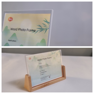 comprar Quadro fotográfico vertical personalizável com base de madeira maciça online manufacture