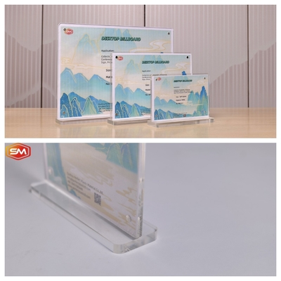 comprar Manutenção magnética de carta acrílica de 10x20 cm em forma de T online manufacture