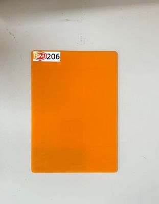 comprar Chapa de acrílico laranja vibrante de 20mm de espessura, painel resistente a riscos para design de expositores de varejo online manufacture