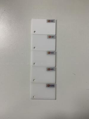 comprar SM Folha de acrílico branco opaco para portas de armários de cozinha e painéis de banheiro online manufacture