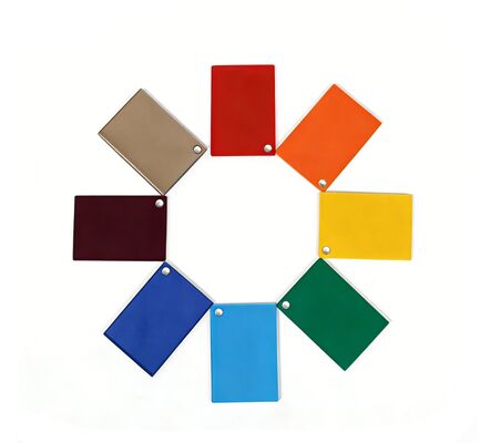 comprar Folha de acrílico colorido de 18 mm Painel de acrílico colorido resistente aos raios UV para abrigo de estação de ônibus online manufacture