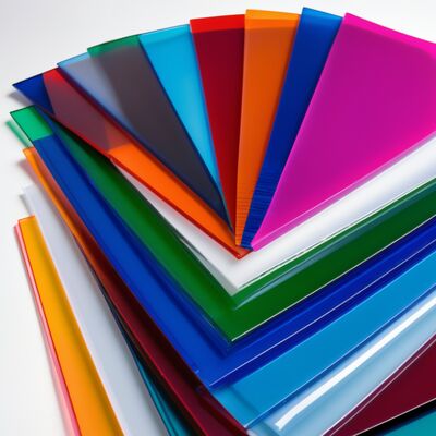 comprar Folha acrílica colorida de cor e tamanho personalizados com alta transmissão de luz e resistência ao impacto online manufacture