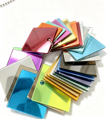 Comprar Chapa Acrílica Espelhada Colorida com Superfície de Espelho Realmente Refletiva, Anti-riscos e Corte Personalizado Disponível online manufacture