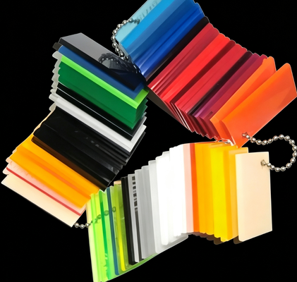 Comprar Resistente aos raios UV Resistente a arranhões Resistente a impactos Folha acrílica colorida PMMA Placa acrílica para exibições comerciais online manufacture