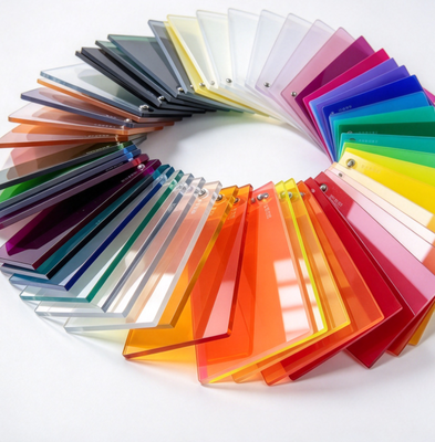 Comprar Chapa Acrílica Rígida Colorida Transparente PMMA Personalizável para Displays POP online manufacture