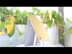 Bom preço folha de acrílico de espelho de ouro para publicidade