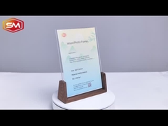 Quadro fotográfico acrílico com base de madeira