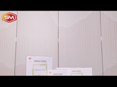 T Forma Acrílico de madeira de sinal de segurador com dois sulcos