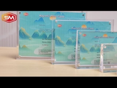 Série de quadro fotográfico magnético acrílico forte de lado único