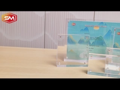 Série de quadros fotográficos magnéticos acrílicos dobros