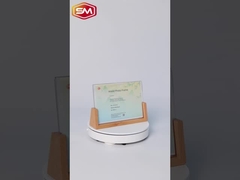 Quadro fotográfico acrílico com base de madeira