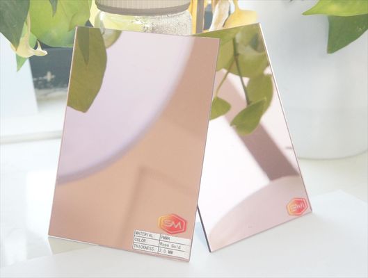 Fabrica personalizada de cores 4x8ft 1-6mm espelho auto-aderente folha acrílica