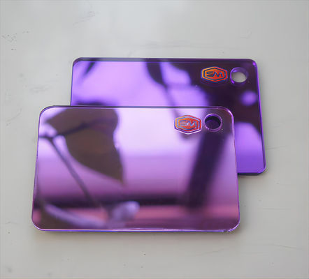 Folha de plástico 4ft x 8ft 1220*1830mm espelho bidirecional Acrílico para decoração de parede