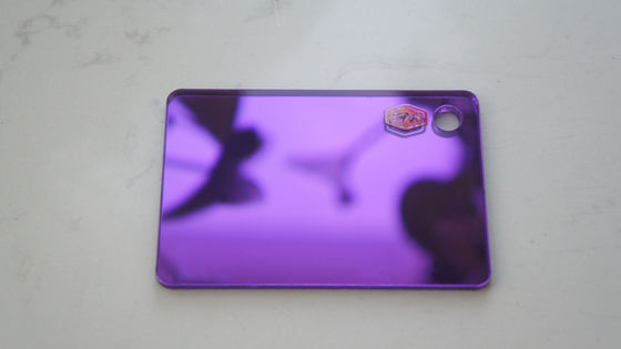 Tamanho personalizado PMMA 1MM 2MM 3MM de cor dourada folha de acrílico espelho