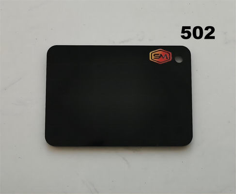 Folha acrílica preta brilhante de 3 mm, 5 mm e 6 mm para publicidade de sinalização