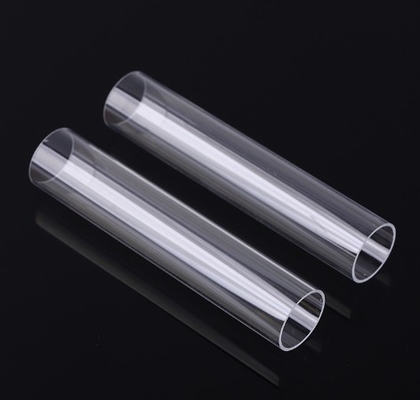 Tubo de acrílico transparente e flexível de diâmetro grande