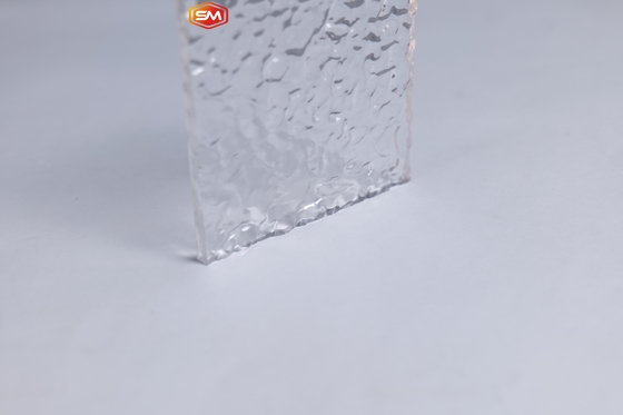 Boa Qualidade 2 mm 3 mm Gloss Gloss de gelo rachado Folha de acrílico texturizada Perspex