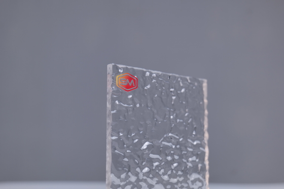 Folha Pmma Acrílica Versátil Transparente 3mm 5mm 6mm Texturizada Para Várias Utilizações