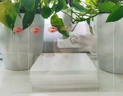 Tamanho personalizado 10 mm Folha de acrílico transparente Espessura Folha de acrílico Acrílicos Bloqueador de luz solar