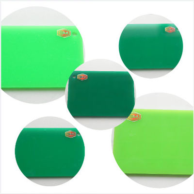 Folha de plástico acrílico de cor moldada personalizada para várias necessidades do cliente