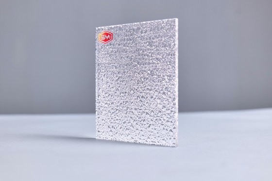 Plexiglás 3 mm espessa transparente clara folha de acrílico texturizada para banheiro