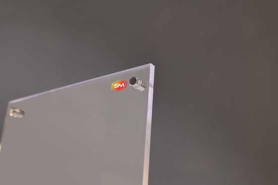 Quadro fotográfico acrílico com parafusos de suporte Pés 5x7 polegadas A4 Suporte de exibição de imagem