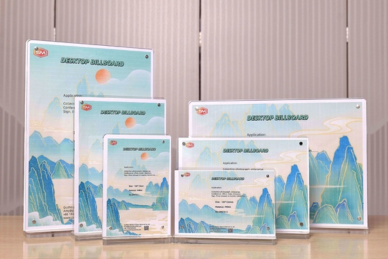 Publicidade Horizontal Vertical T Forma Magnético Acrílico Cartão A4 Menu de Mesa