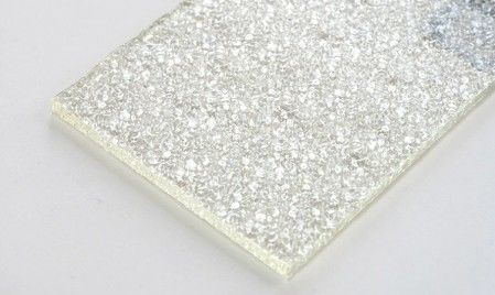 Chapa Acrílica Fosca com Padrão de Ondas de Água Plexiglass para Decoração de Banheiro