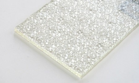Plexiglás de folha de acrílico texturizada para decoração de banheiros