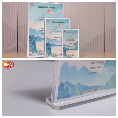 Carregador magnético de cartazes acrílicos em forma de T perfeito para exibir promoções