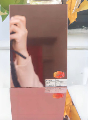 Rolo de espelho acrílico liso e transparente para colocar espelhos