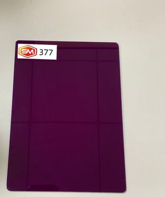 Chapa de acrílico fundido colorido resistente a UV de 20mm - Resistente às intempéries para decoração e sinalização externa