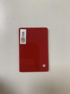 Chapa Acrílica Fundida de Alta Qualidade SM em Vermelho com Corte Fácil para Expositores de Lojas de Cosméticos