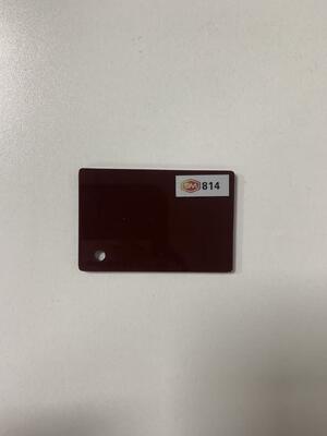 Folha de acrílico fundido marrom rico de 18 mm de espessura Painel resistente a impactos para design de superfície de móveis