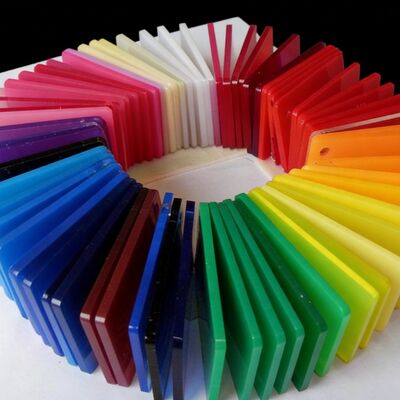 Colored Acrylic Sheet 20mm Modern Decor Sheet for Hotel Front Desk