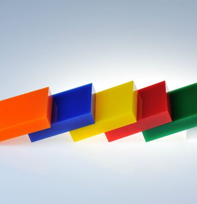 Chapa Acrílica Colorida 18mm Painel Fosco Antirreflexo para Área de Leitura da Biblioteca