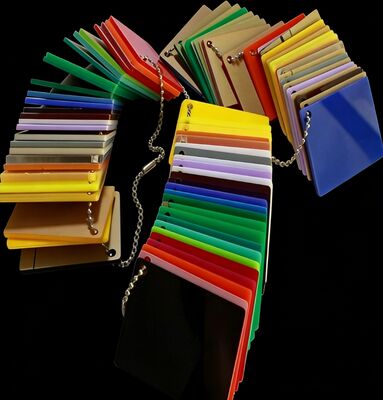 Folha de acrílico de cor fundida cor personalizada para as necessidades do cliente