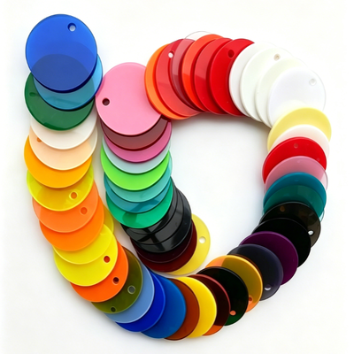 fabricação feita sob encomenda colorida 2-3mm da folha acrílica para o ornamento do artesanato