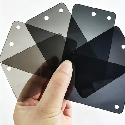 Chapa Acrílica Transparente de Cor Personalizável com Alta Transmissão de Luz e Resistência UV para Vidro de Divisória de Privacidade